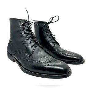 Wingtip boots, handmade in Spain all leather never worn brand new size 11